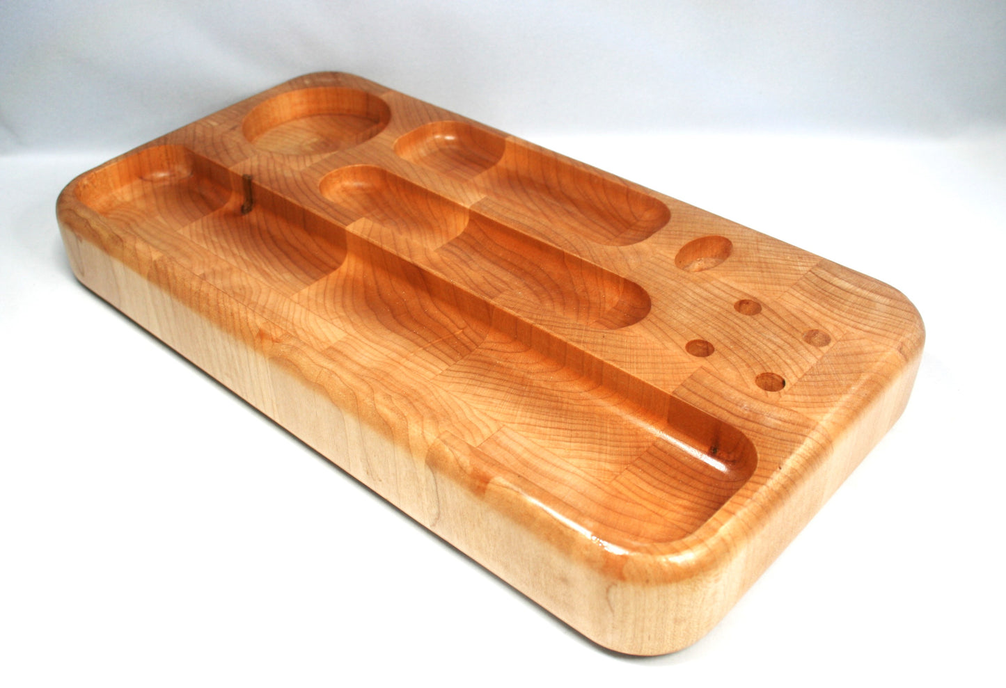 Maple End Grain Rolling Tray