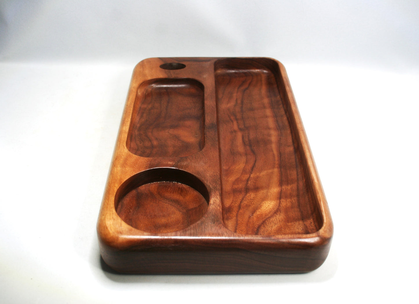 Curly Walnut Rolling Tray