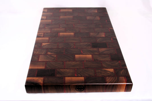 Walnut and Paduk endgrain Cutting board- Ready to ship
