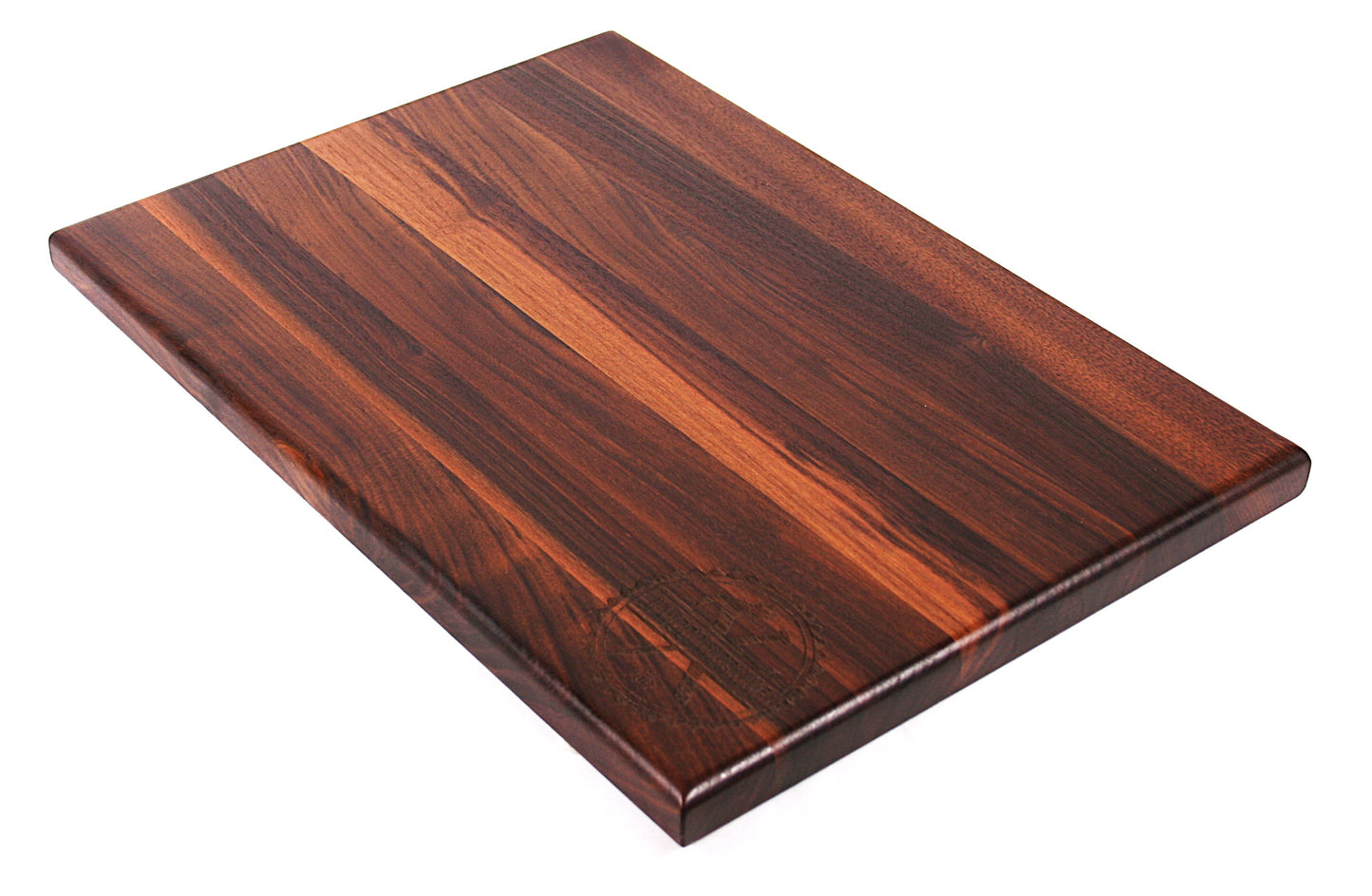 Thin Personalized Logo Walnut Edge Grain Cutting Board
