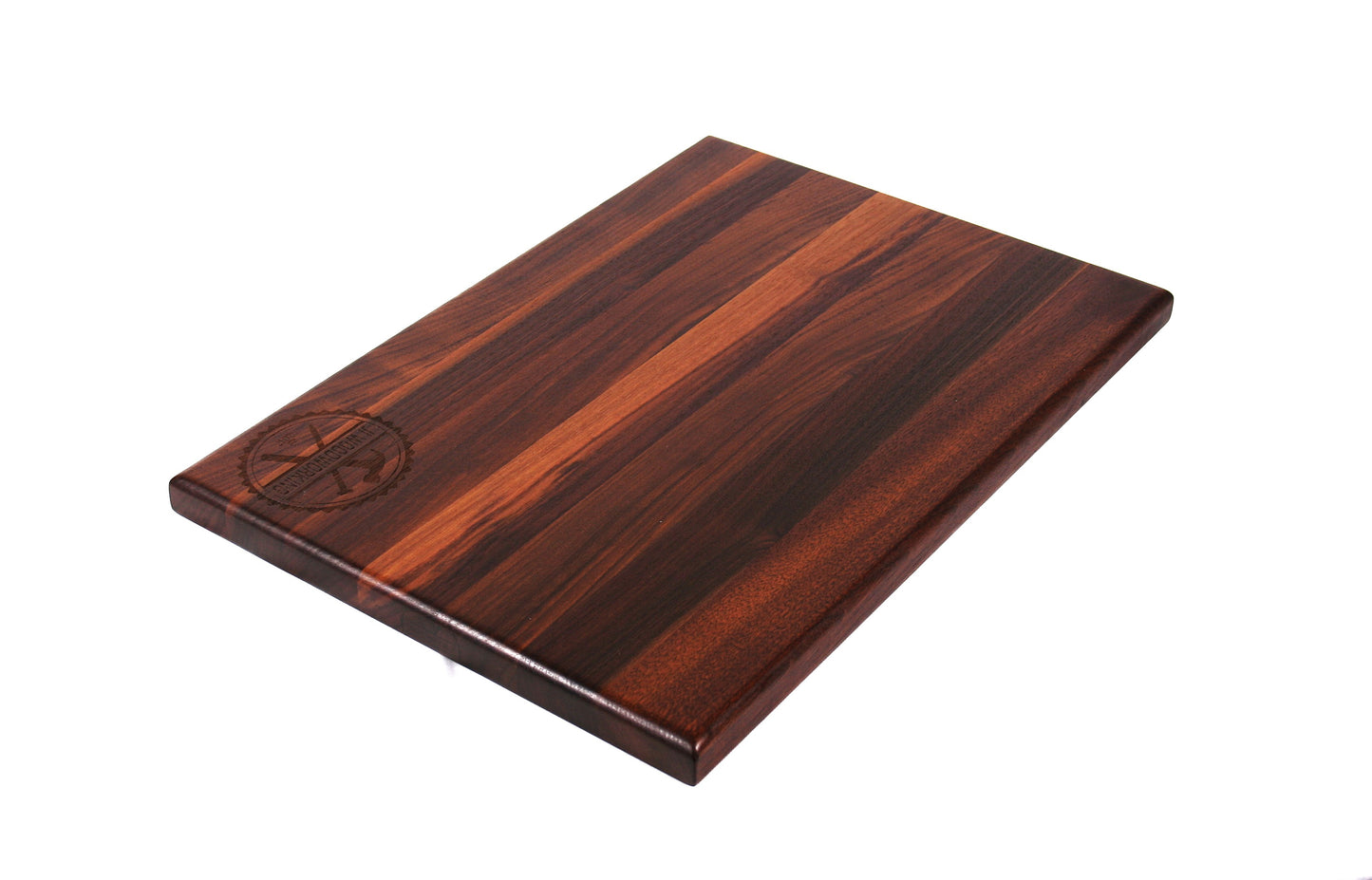 Thin Personalized Logo Walnut Edge Grain Cutting Board