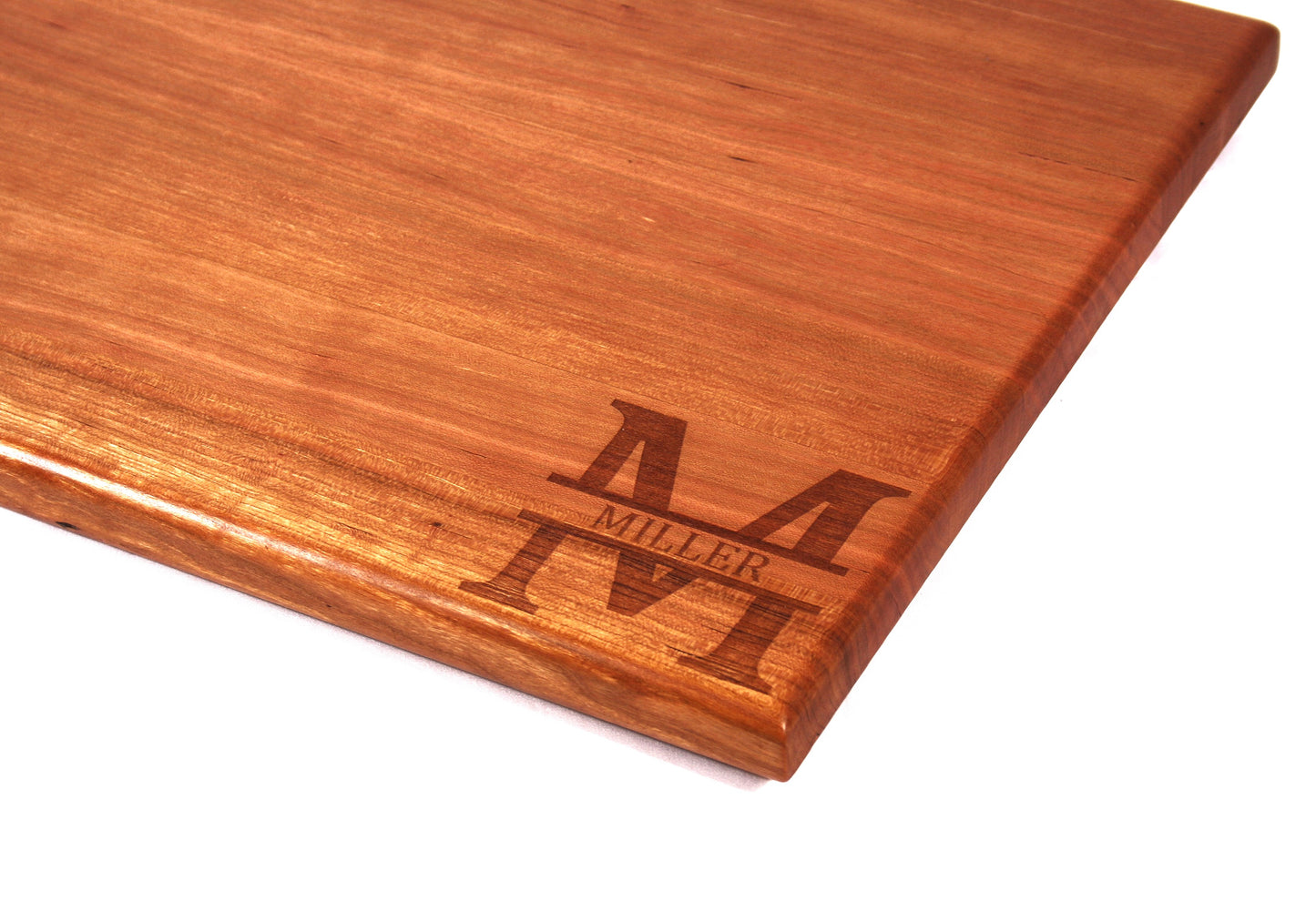 Personalized Cherry Edge Grain Cutting Board