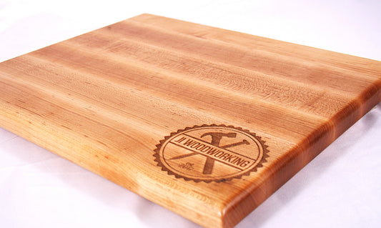 Thin Personalized Logo Maple Edge Grain Cutting Board