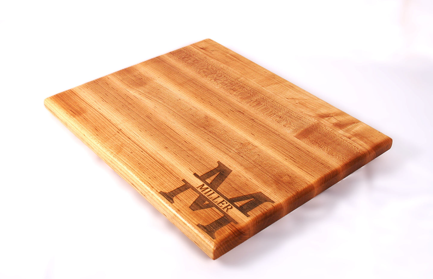Thin Personalized Maple Edge Grain Cutting Board
