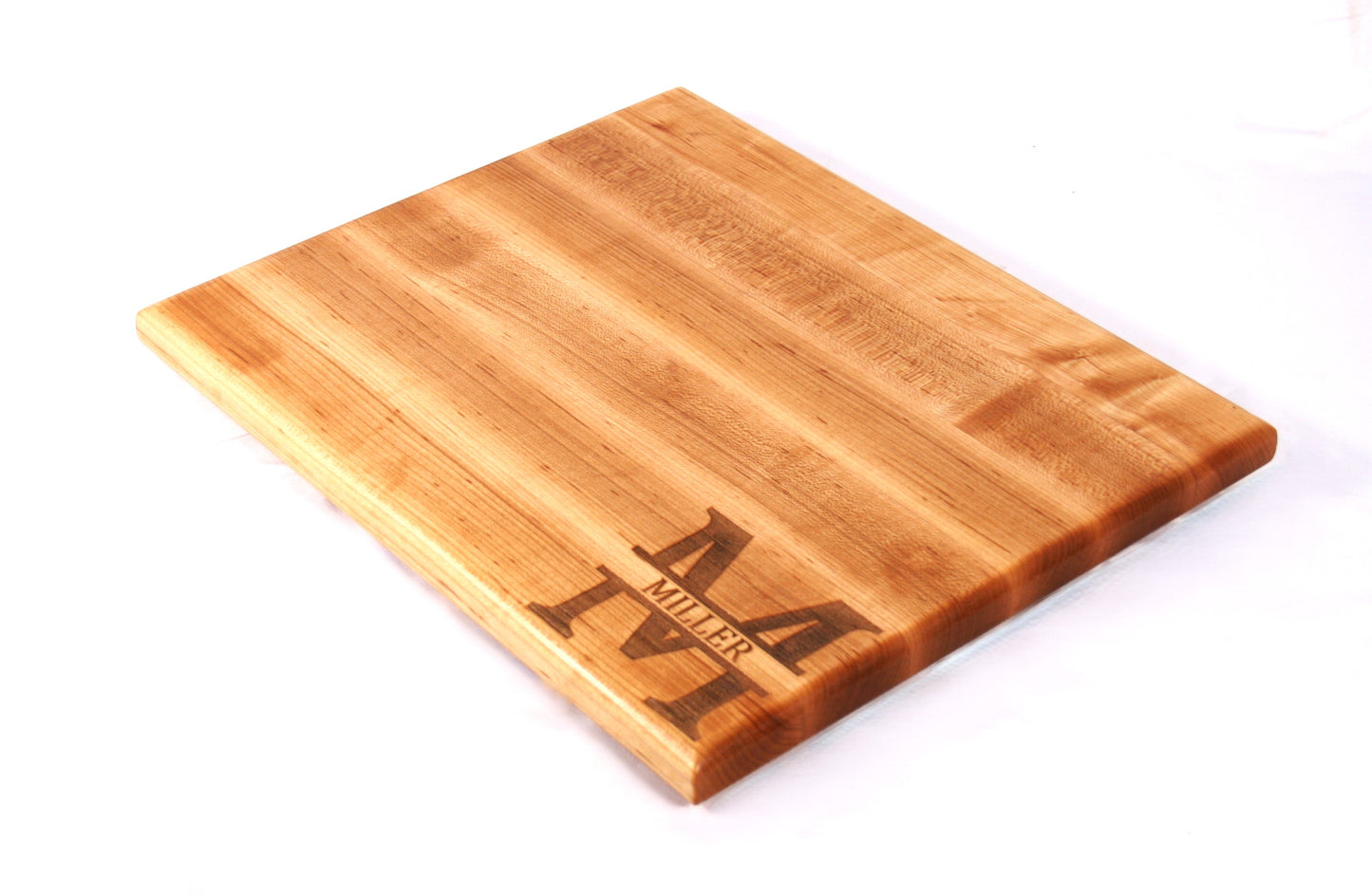 Personalized Maple Edge Grain Cutting board