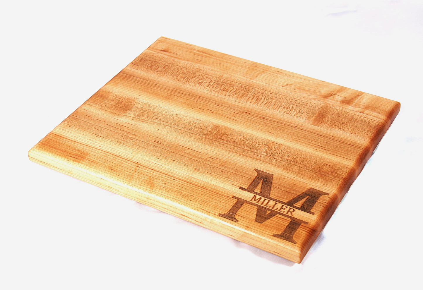 Thin Personalized Maple Edge Grain Cutting Board
