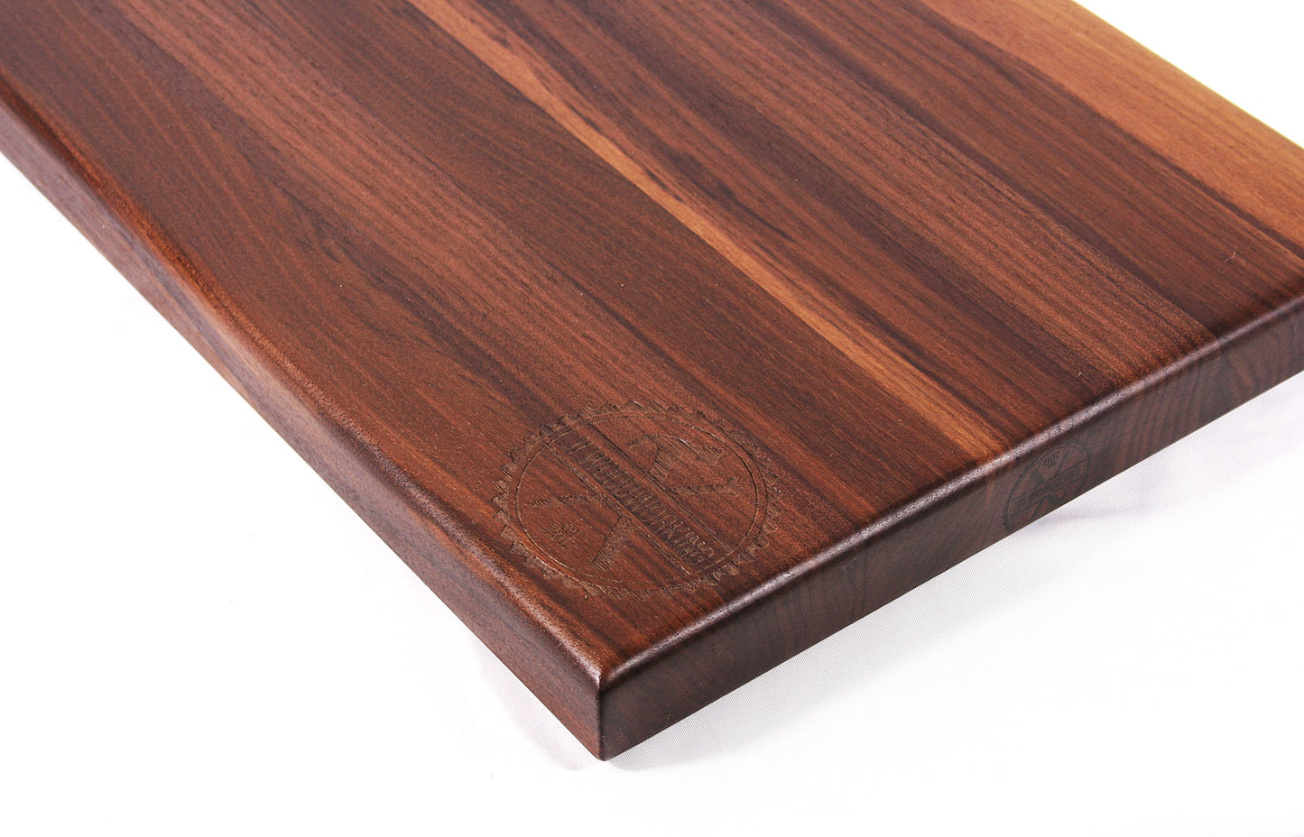 Personalized Logo Walnut Edge Grain Cutting board