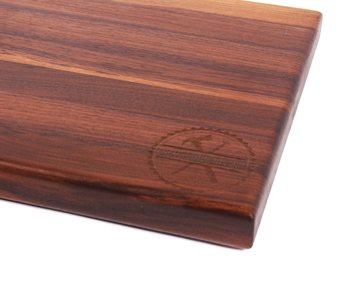 Personalized Logo Walnut Edge Grain Cutting board