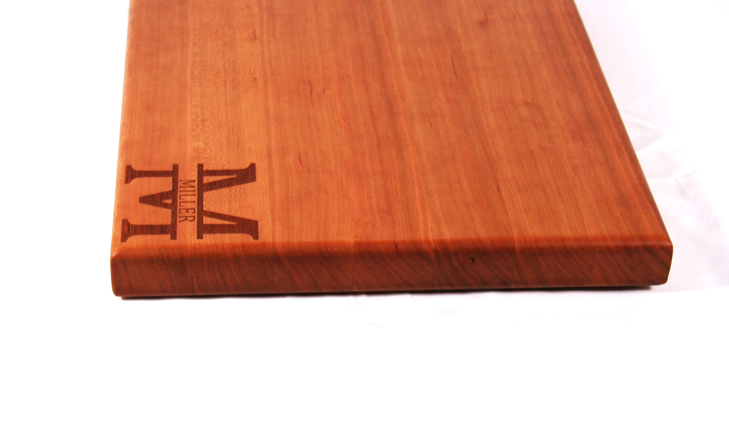 Personalized Cherry Edge Grain Cutting Board