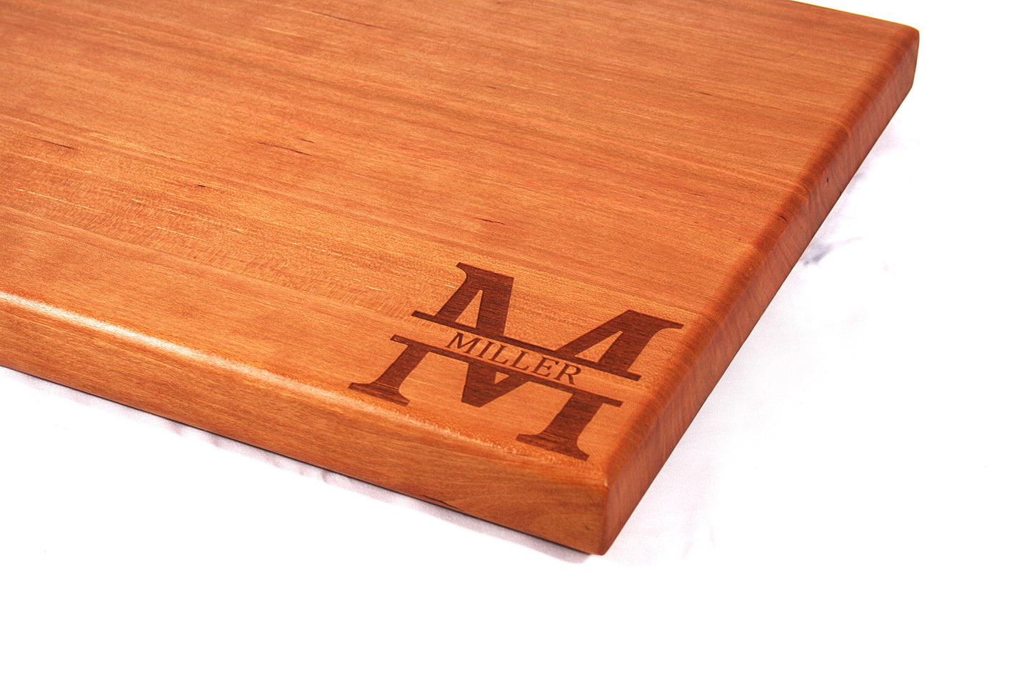 Personalized Cherry Edge Grain Cutting Board