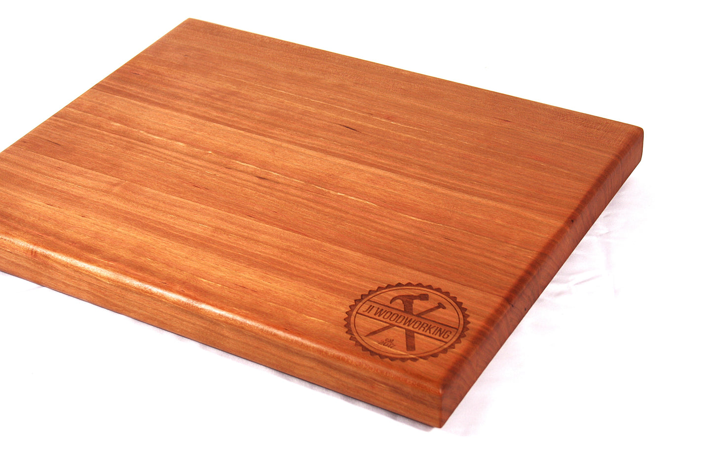 Personalized Cherry Edge Grain Cutting Board
