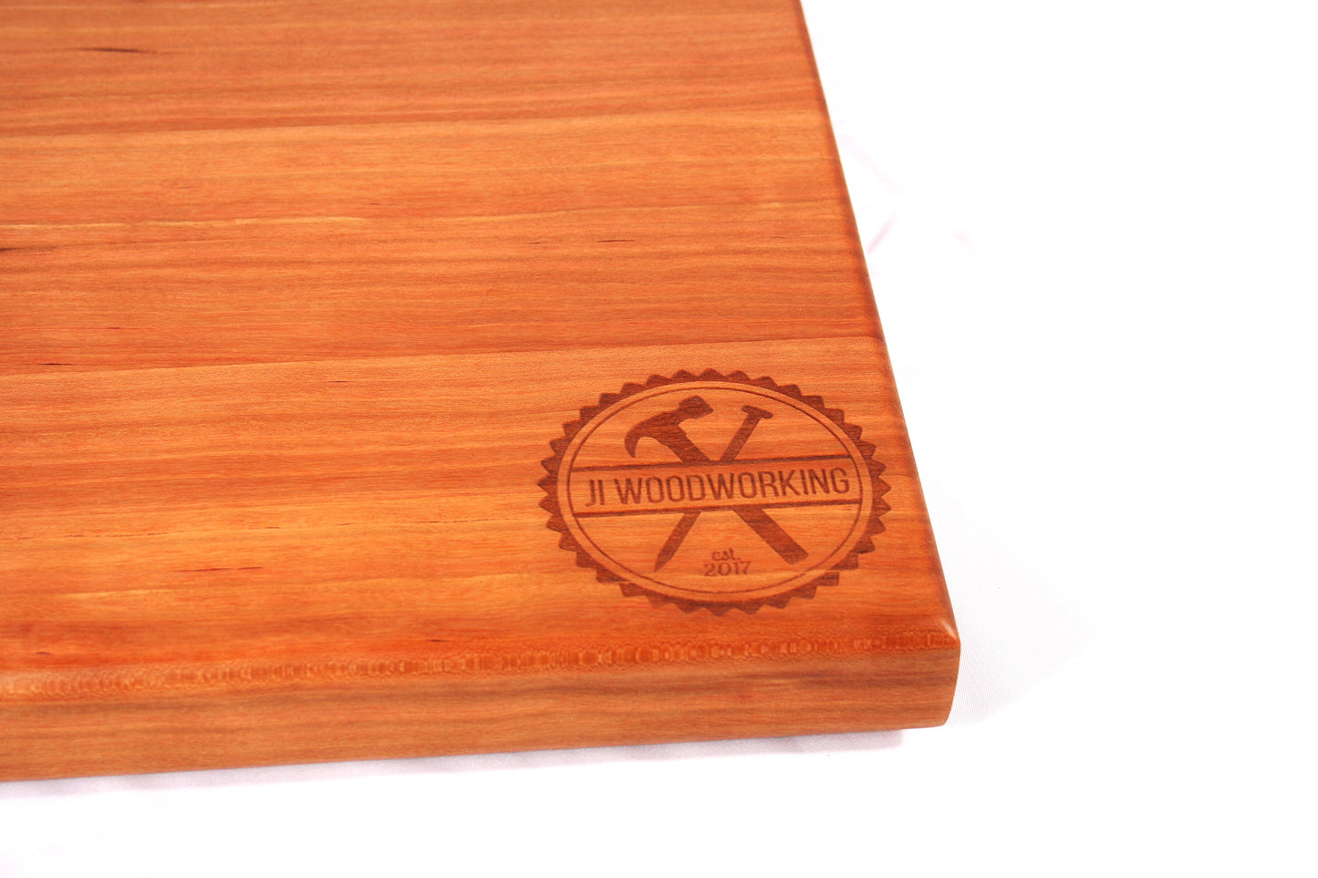 Personalized Cherry Edge Grain Cutting Board