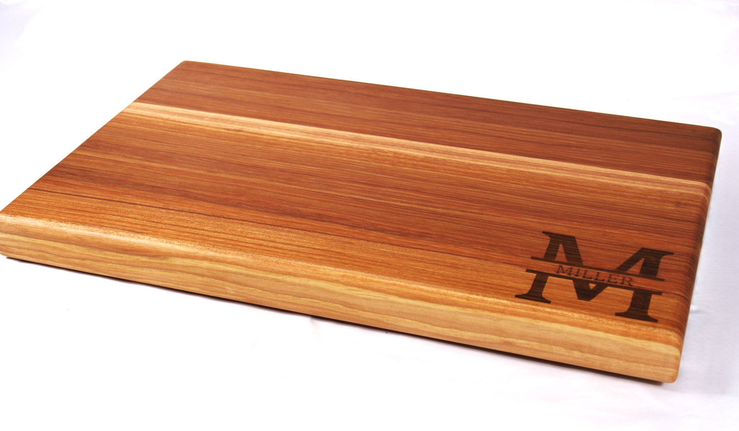 Hickory Edge Grain Cutting board