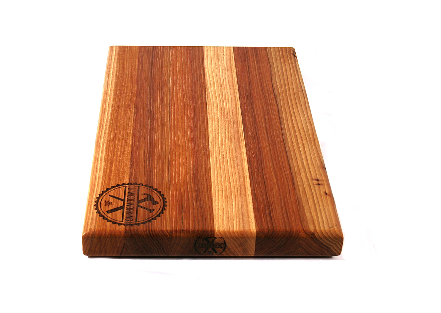 Personalized Logo Hickory Edge Grain Cutting board