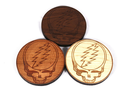 Grateful Dead Wooden Coasters