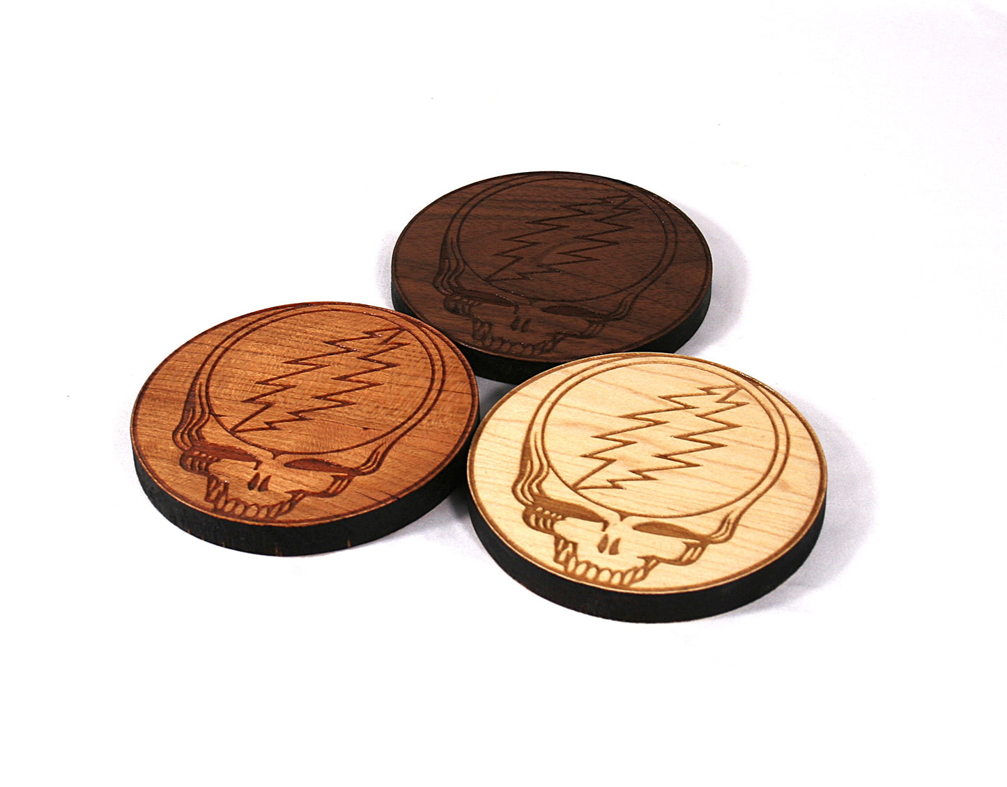 Grateful Dead Wooden Coasters