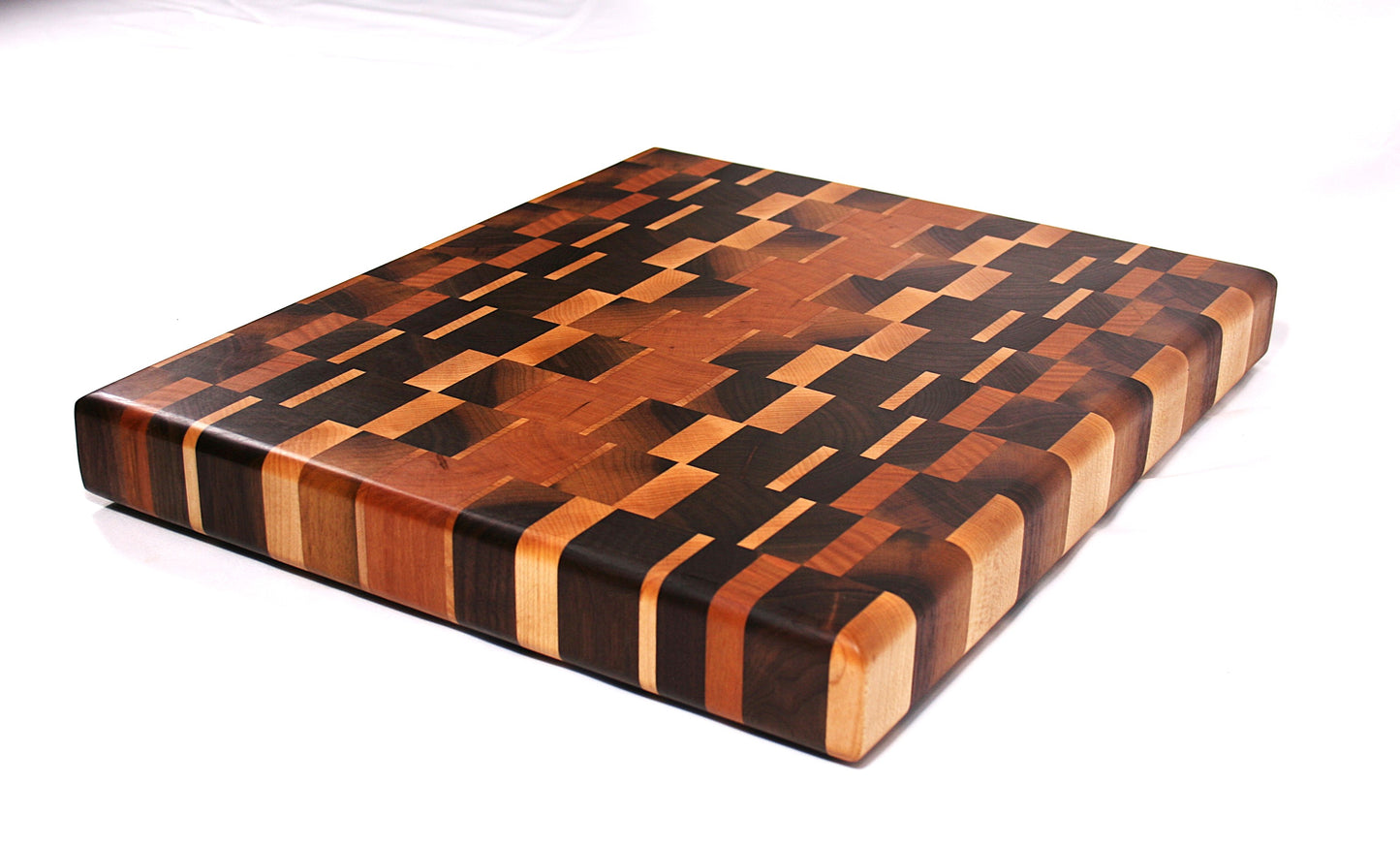 Ready to Ship Multi Wood End Grain Cutting Board