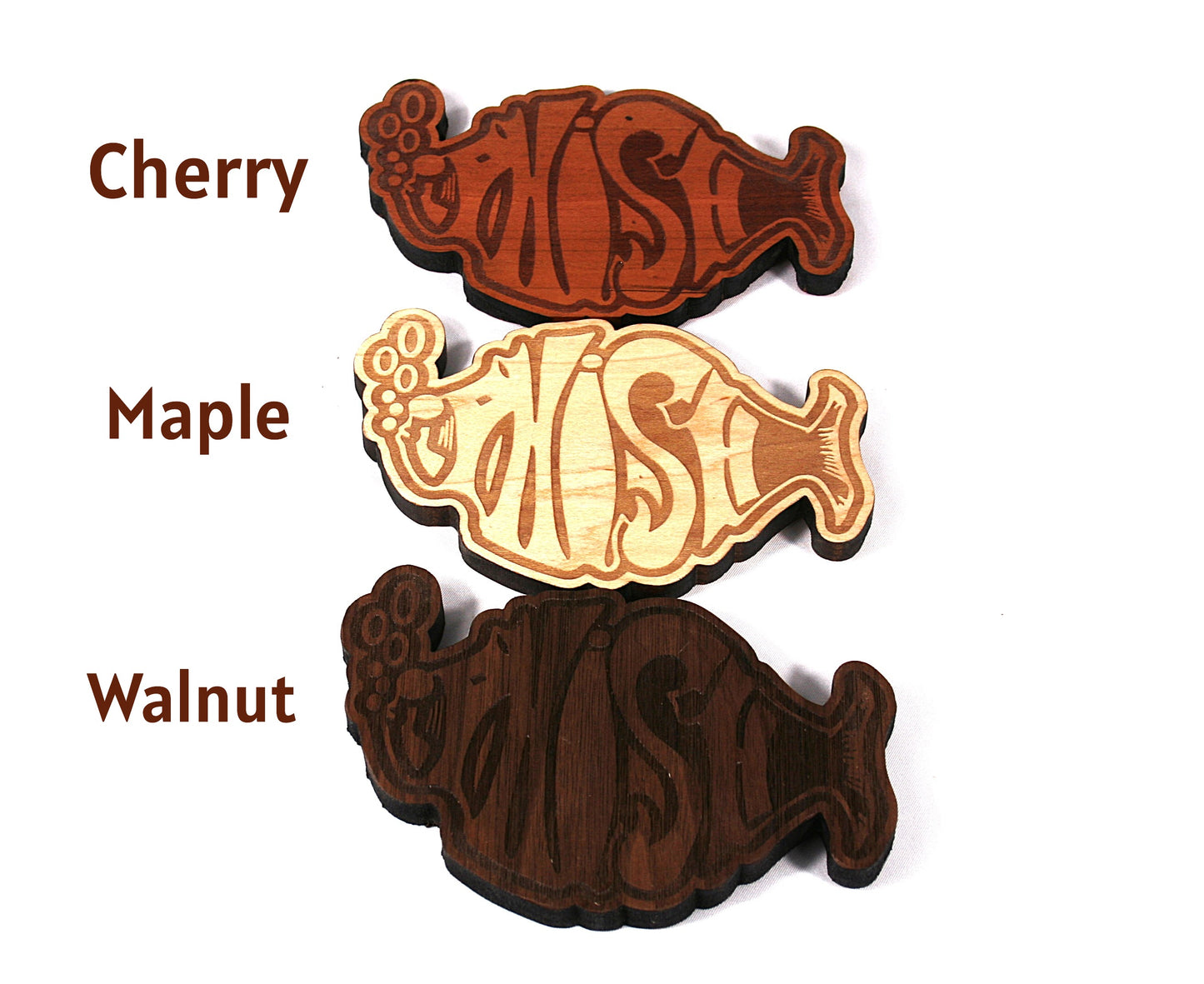 Phish Multi Hardwood Wooden Coasters